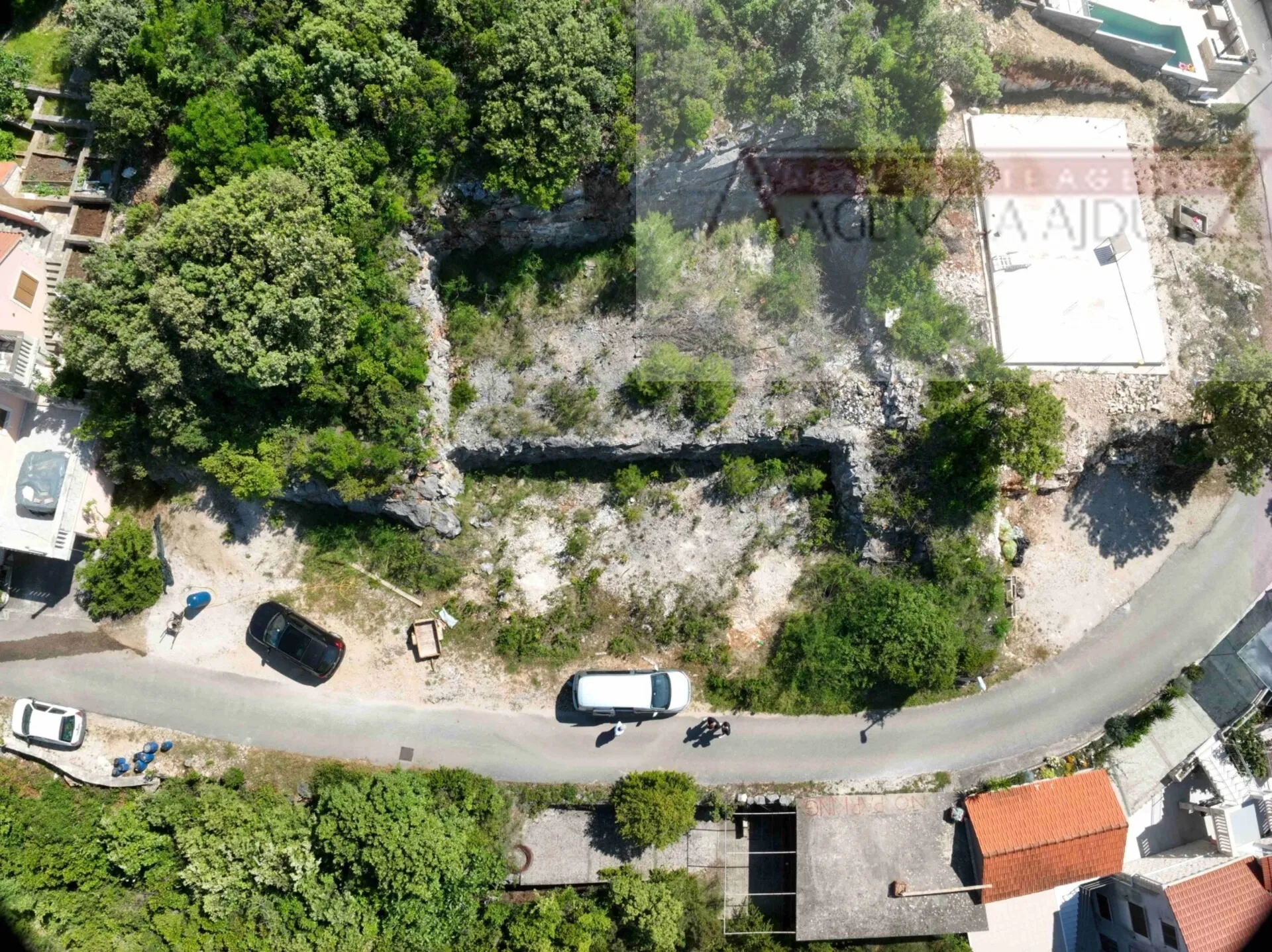 korčula žrnovo građevinsko zemljište 582 m2 + dozvola - 40m od mora! - slika 11