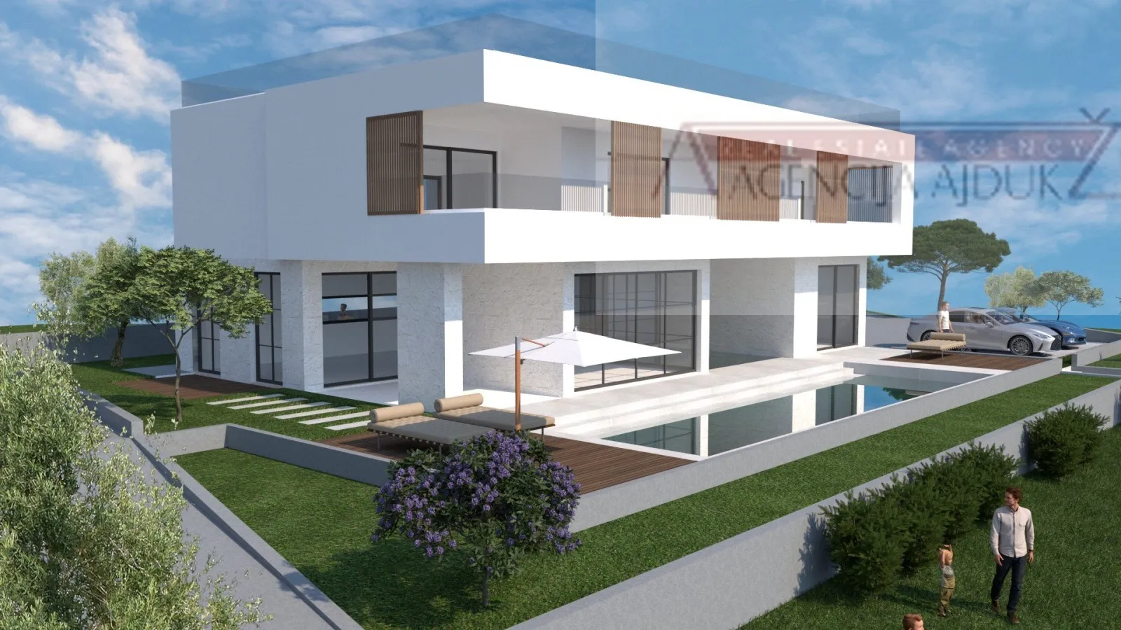 Solin Mravince moderna vila u izgradnji 521 m2 na parceli od 1473 m2 - Mravince, Solin - Okolica