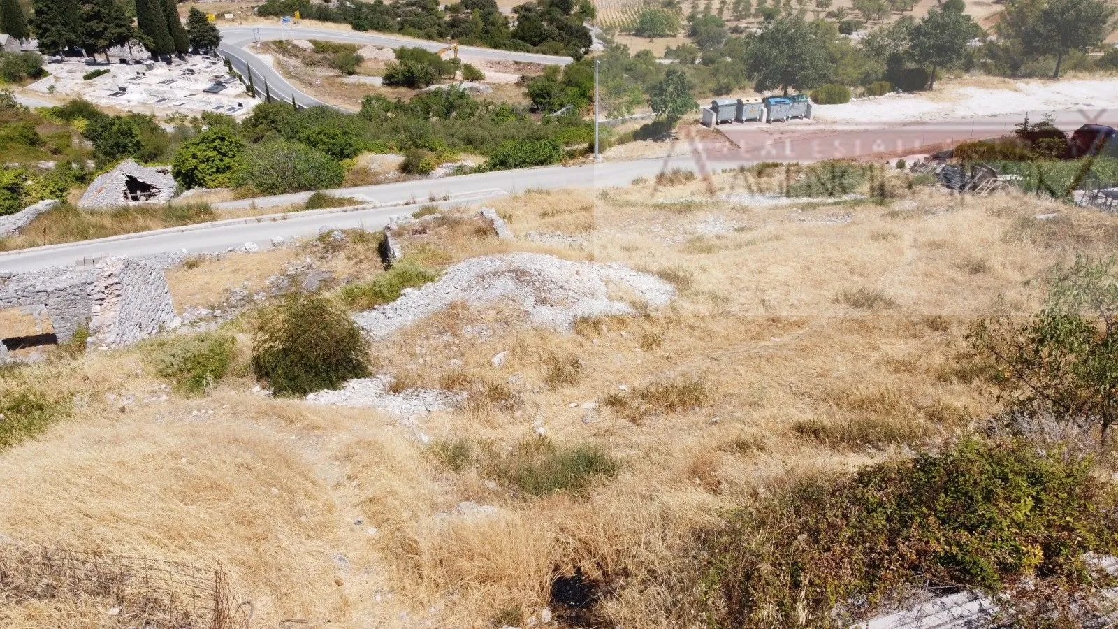 nerežišća otok brač građevinsko zemljište 901 m2 + 2 dozvole - novo - slika 12