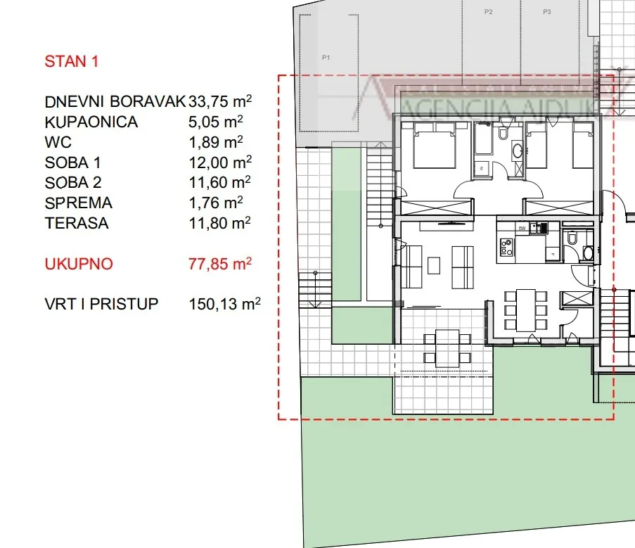 hvar novogradnja 84 m2 vrboska - novo u ponudi - ekskluziva - slika 15
