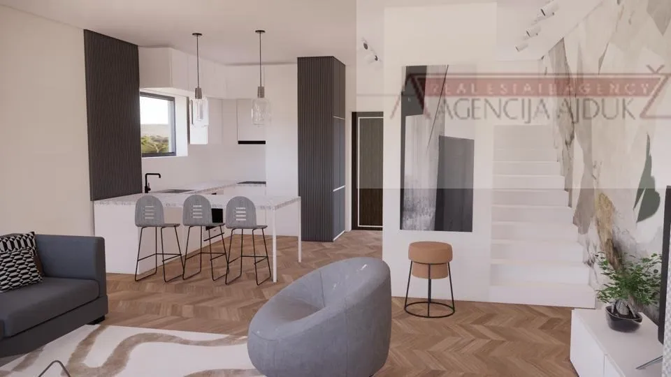 biograd na moru građevinsko zemljište 756 m2 dozvola za 3 stana - novo - slika 10