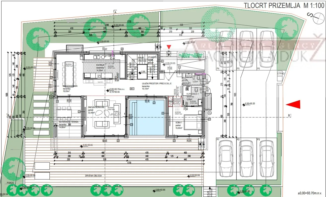 solin mravince moderna vila u izgradnji 521 m2 na parceli od 1473 m2 - slika 11