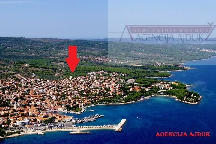 Supetar 824 m2 građevinsko zemljište + građevinska dozvola - zamjena! - Supetar, Supetar