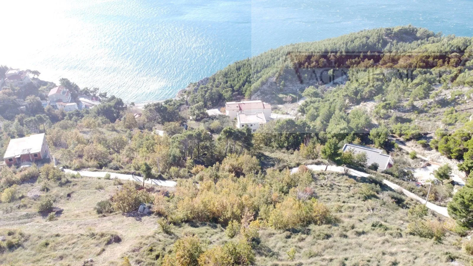 omiš lokva rogoznica građevinsko zemljište 1473 m2 otvoren pogled - slika 2