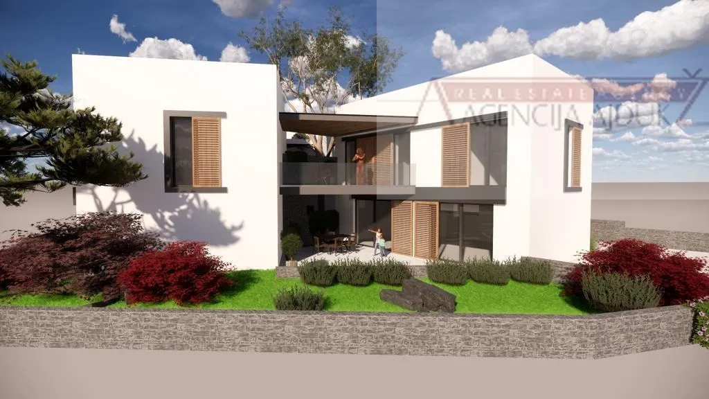 biograd na moru građevinsko zemljište 756 m2 dozvola za 3 stana - novo - slika 4