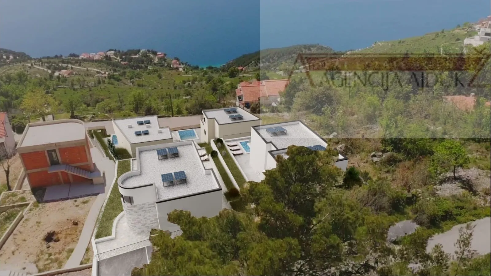 Omiš Lokva Rogoznica građevinsko zemljište 486 m2 + građevinska dozvola - Lokva Rogoznica, Omiš