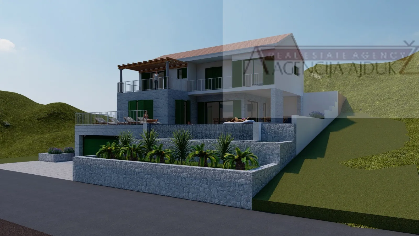 korčula žrnovo građevinsko zemljište 582 m2 + dozvola - 40m od mora! - slika 3