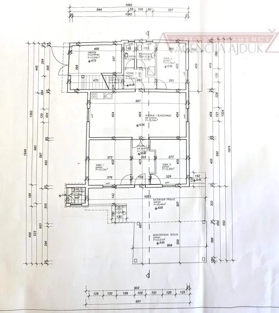kaštel lukšić kuća 219 m2 + parcela 2993 m2 intimna lokacija - top - slika 15