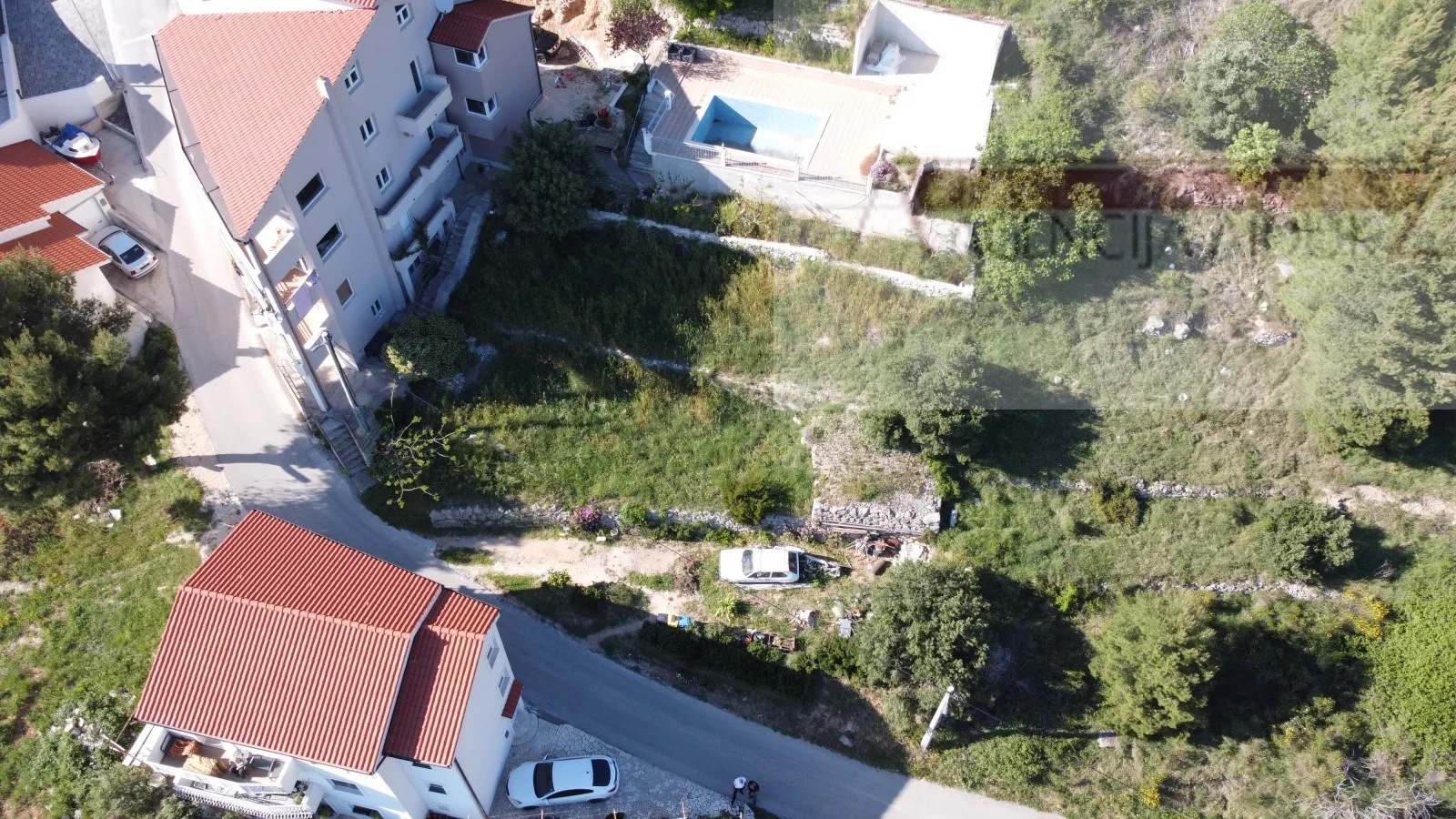 omiš čelina 498 m2 građevinsko zemljište - otvoren pogled na more - slika 6