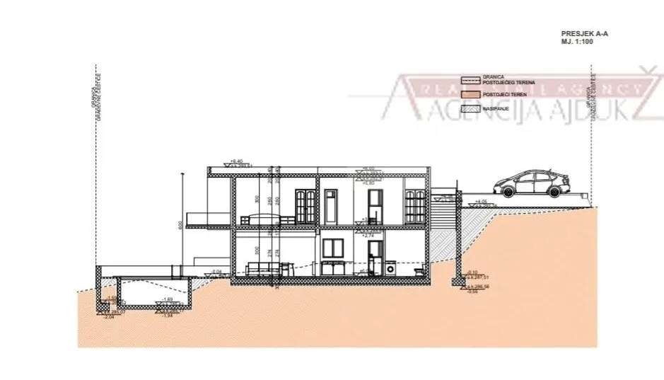 omiš lokva rogoznica građevinsko zemljište 474 m2 + građevinska dozvola - slika 6