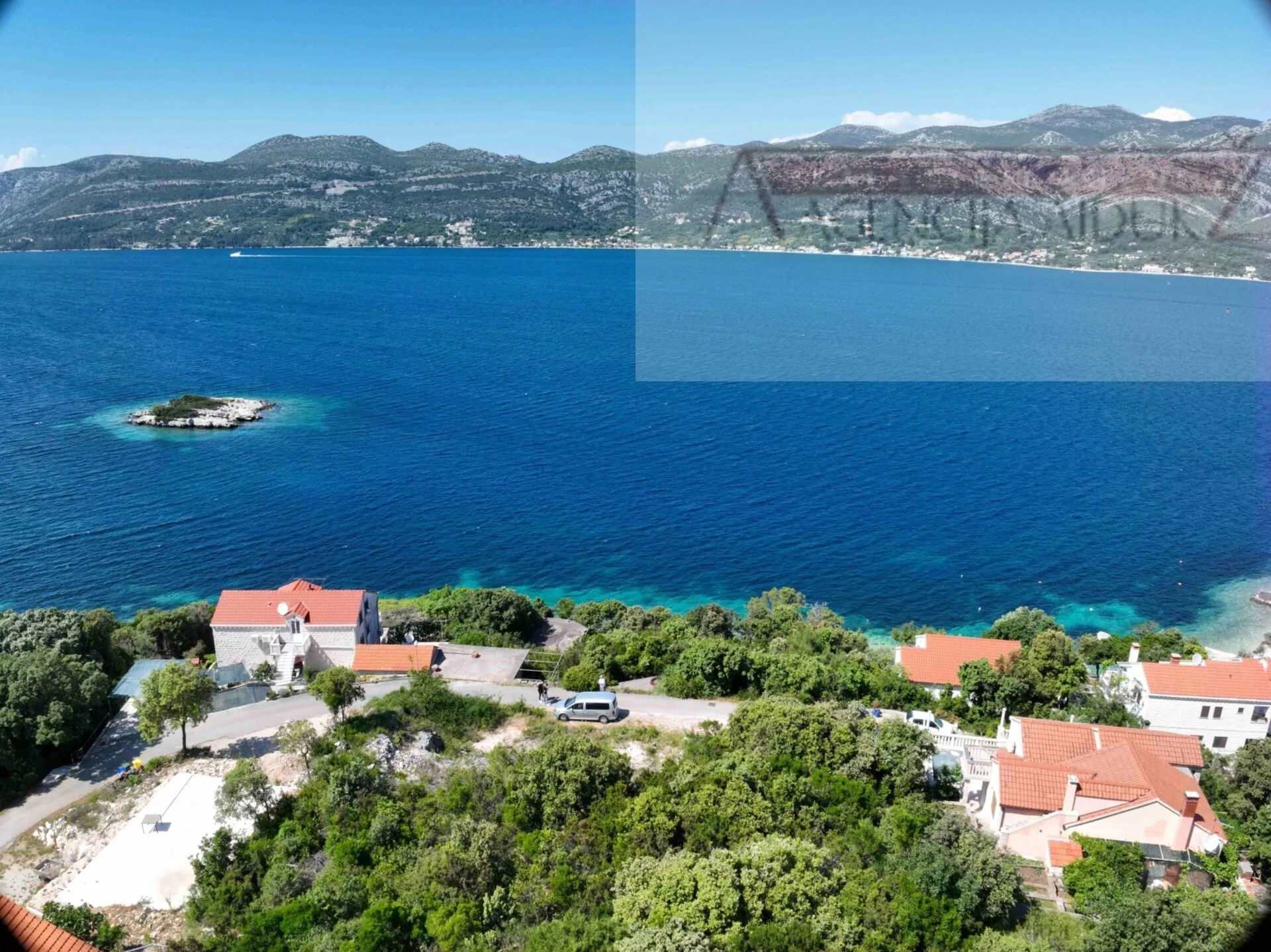 korčula žrnovo građevinsko zemljište 582 m2 + dozvola - 40m od mora! - slika 10