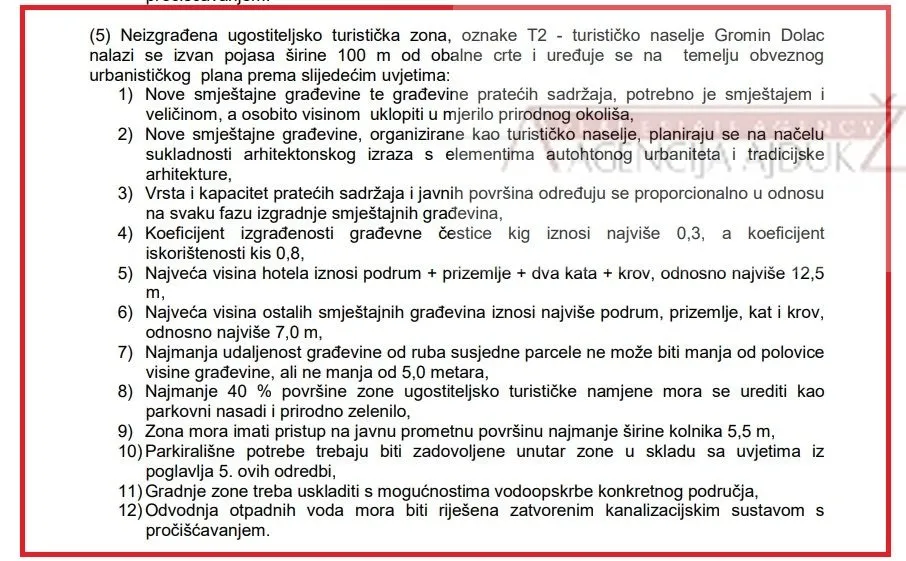 hvar jelsa t2 građevinsko zemljište 9243 m2 prvi red do mora! - slika 3