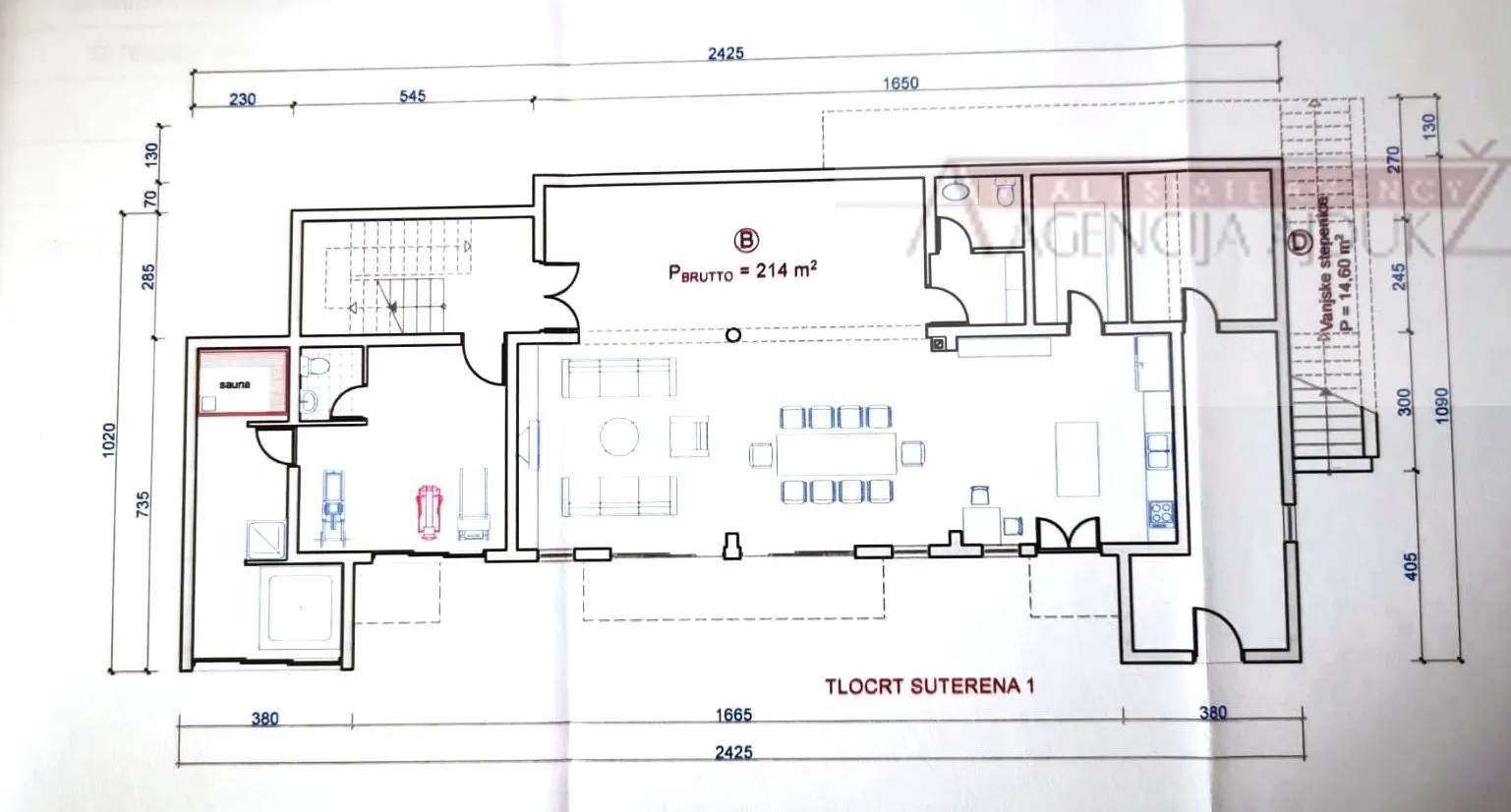 imotski vila (roh-bau) 390 m2 vrhunska lokacija - ekskluziva - slika 13