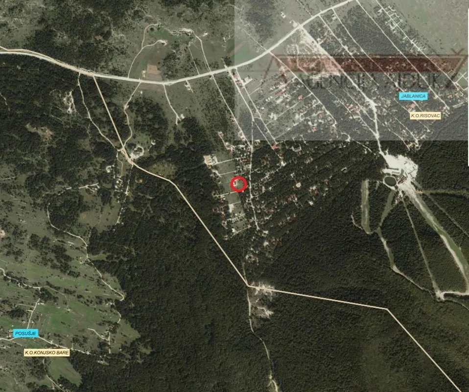 građevinsko zemljište blidinje - risovac 493 m2 - slika 2