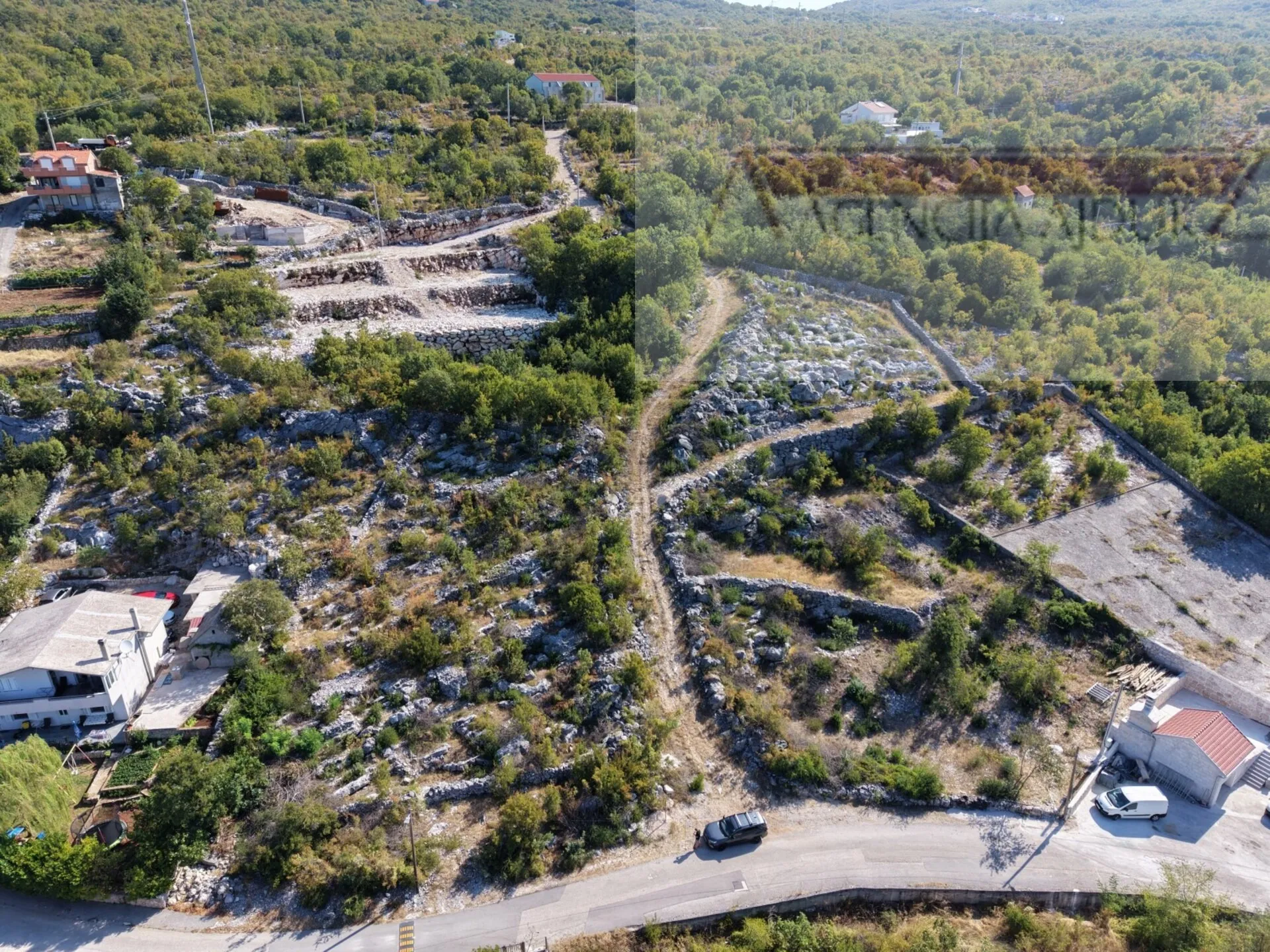 zagvozd 1443 m2 građevinsko zemljište - strogi centar! - slika 2
