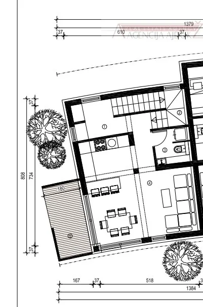vodice novogradnja 102 m2 trosobni stan + 2 parking mjesta - slika 4