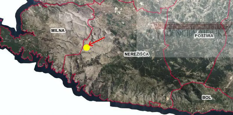 brač nerežišća 88252 m2 južna strana prilika - moguća izgradnja - slika 5