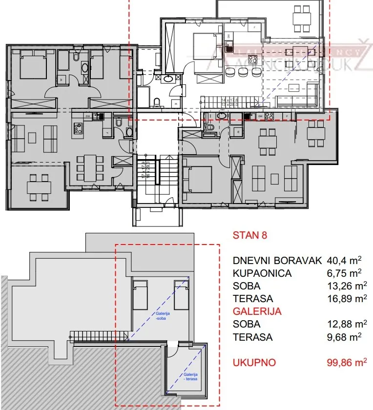 hvar novogradnja 101,86 m2 vrboska - dvosoban - dvoetažni - ekskluziva - slika 17