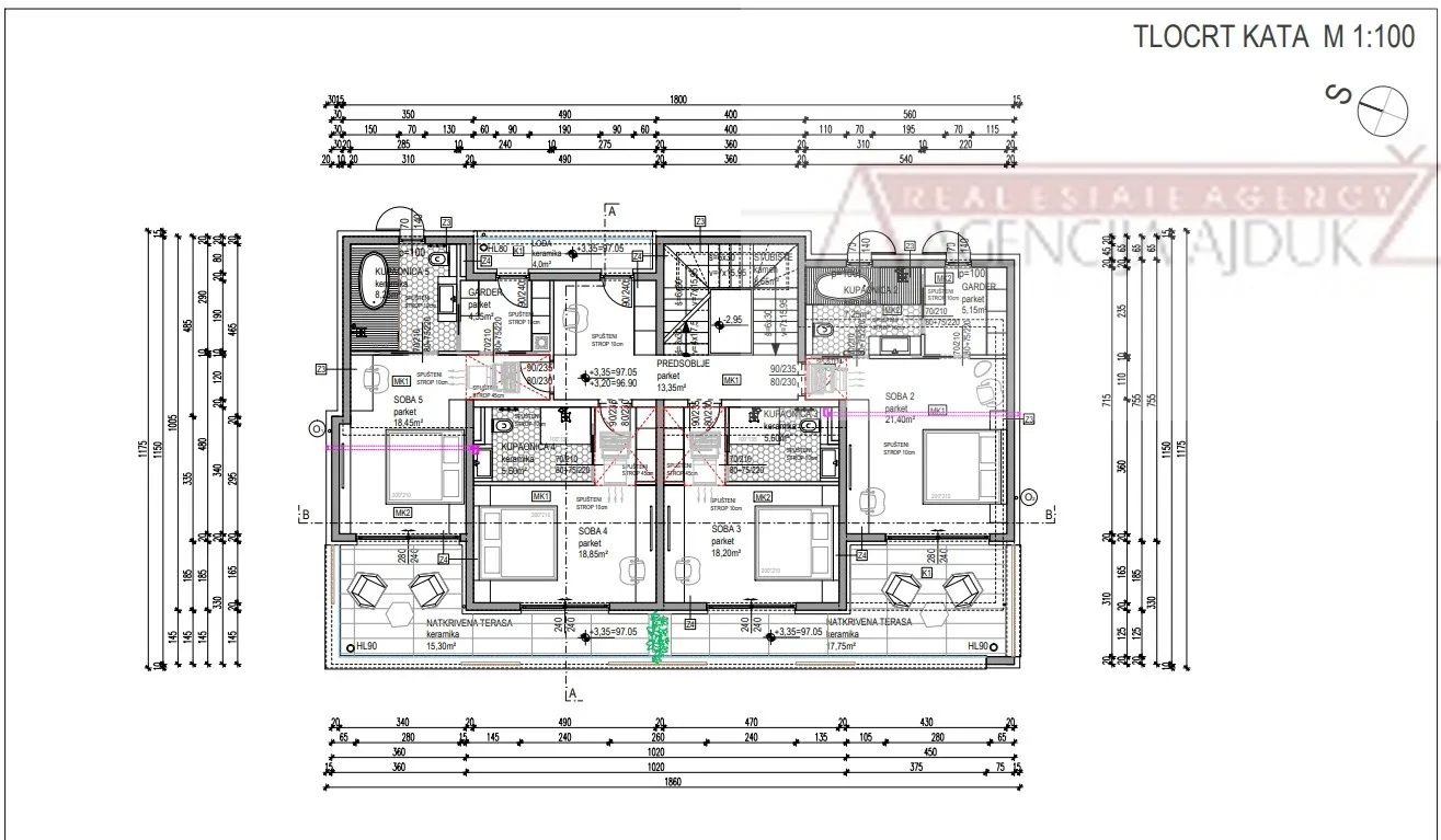 solin mravince moderna vila u izgradnji 521 m2 na parceli od 1473 m2 - slika 12