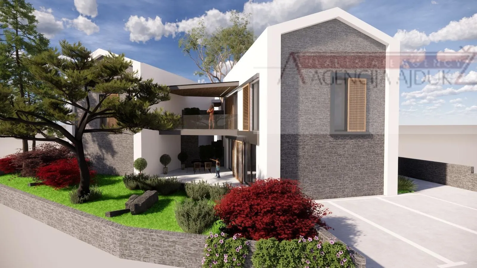 biograd na moru građevinsko zemljište 756 m2 dozvola za 3 stana - novo - slika 3