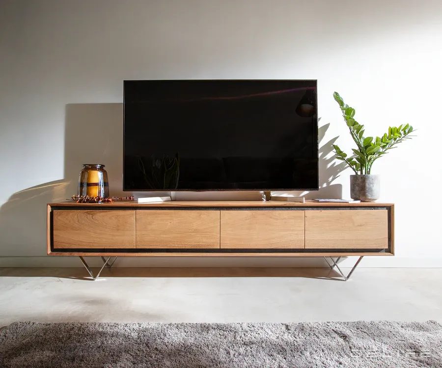 komoda stonegrace 4 vrata, 200cm, materijal: bagrem - slika 2