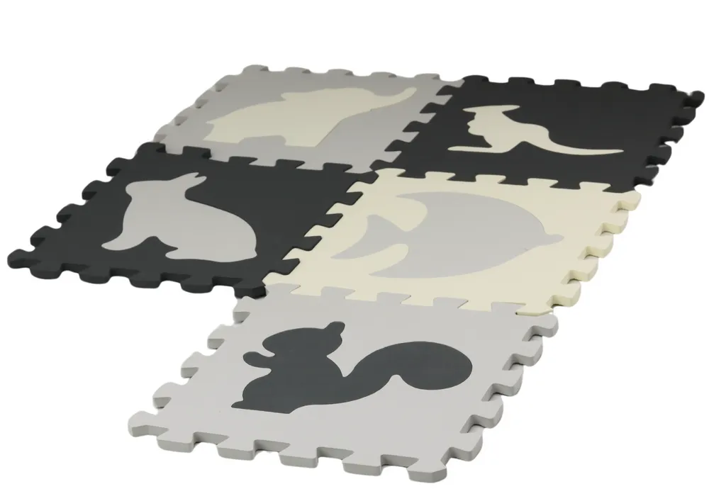 edukativna podloga za igru - puzzle s elementima raznih životinja - slika 2