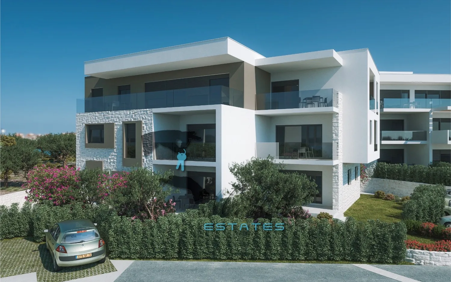 brodarica, moderan stan blizu plaže, vrt, novogradnja, 74 m2 - slika 8