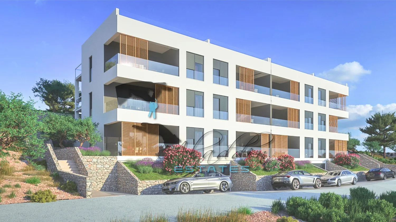 trogir, impresivni dvosobni stan s odličnim pogledom, garažom i vrtom, 74 m2 - slika 10