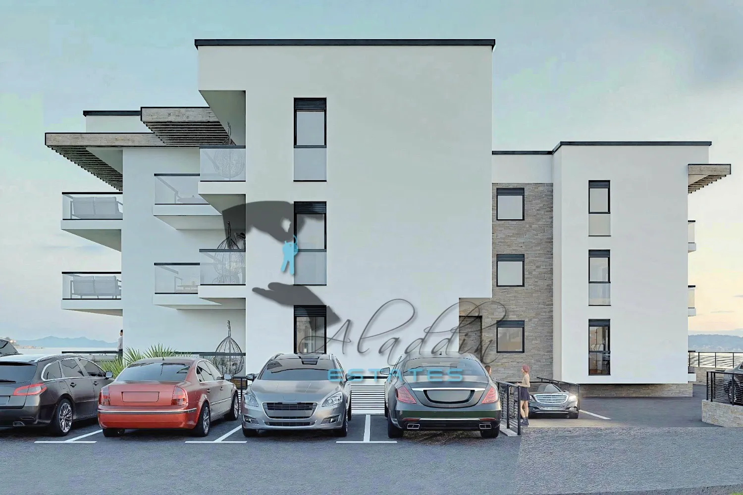 Okrug Gornji, raskošni stan u novogradnji s pogledom na more, prizemlje, 66 m2 - Okrug Gornji, Okrug