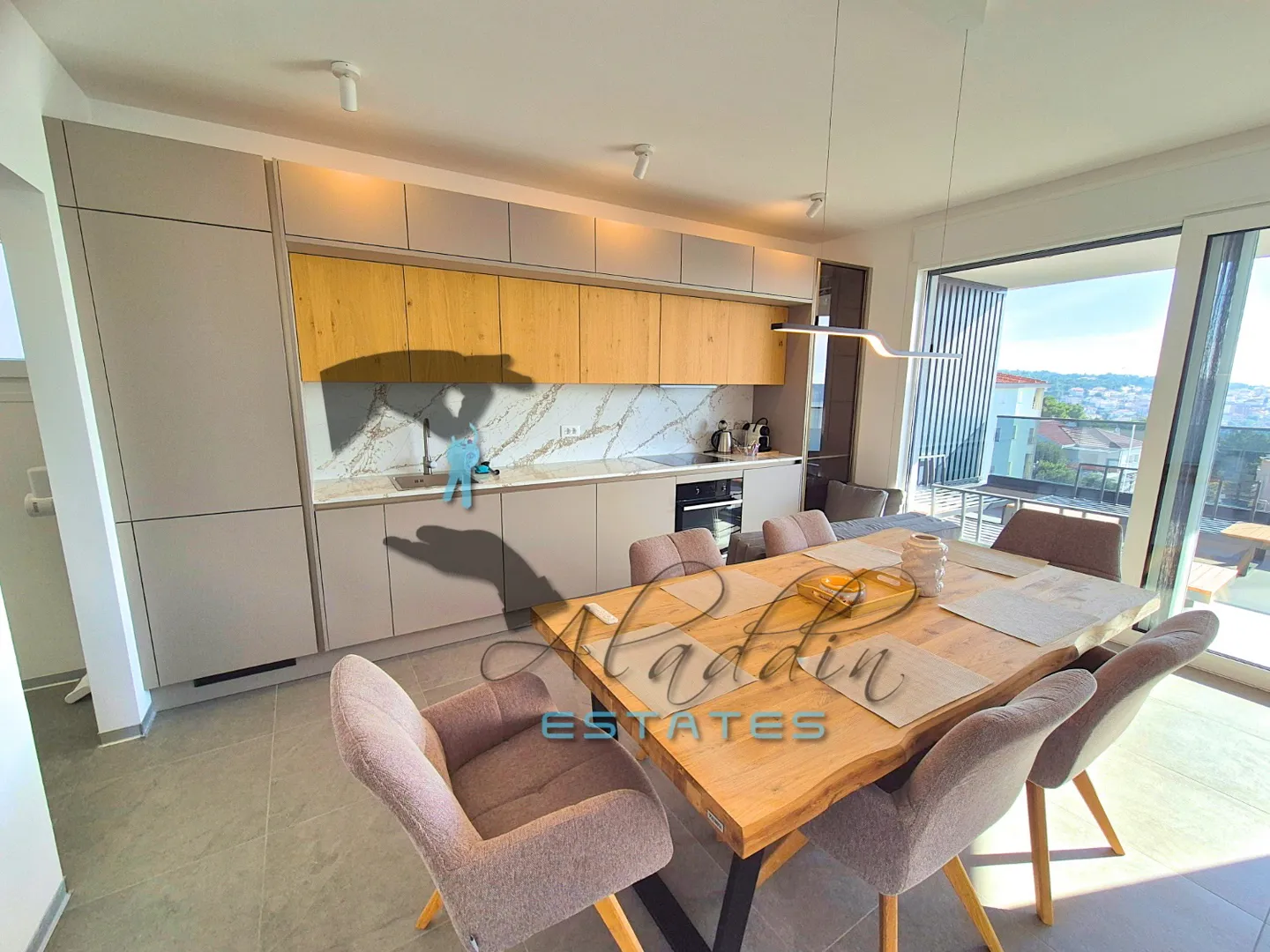 trogir, vrhunski penthouse stan sa spektakularnim pogledom, 171 m2 - slika 3