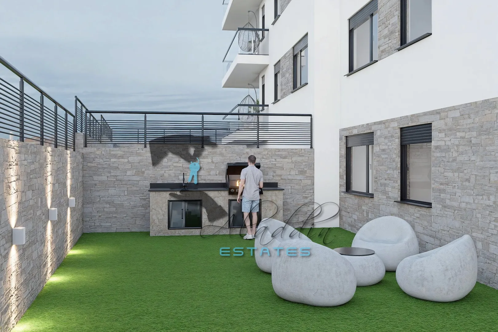 okrug gornji, raskošni stan u novogradnji s vrtom, suteren, 69 m2 - slika 14