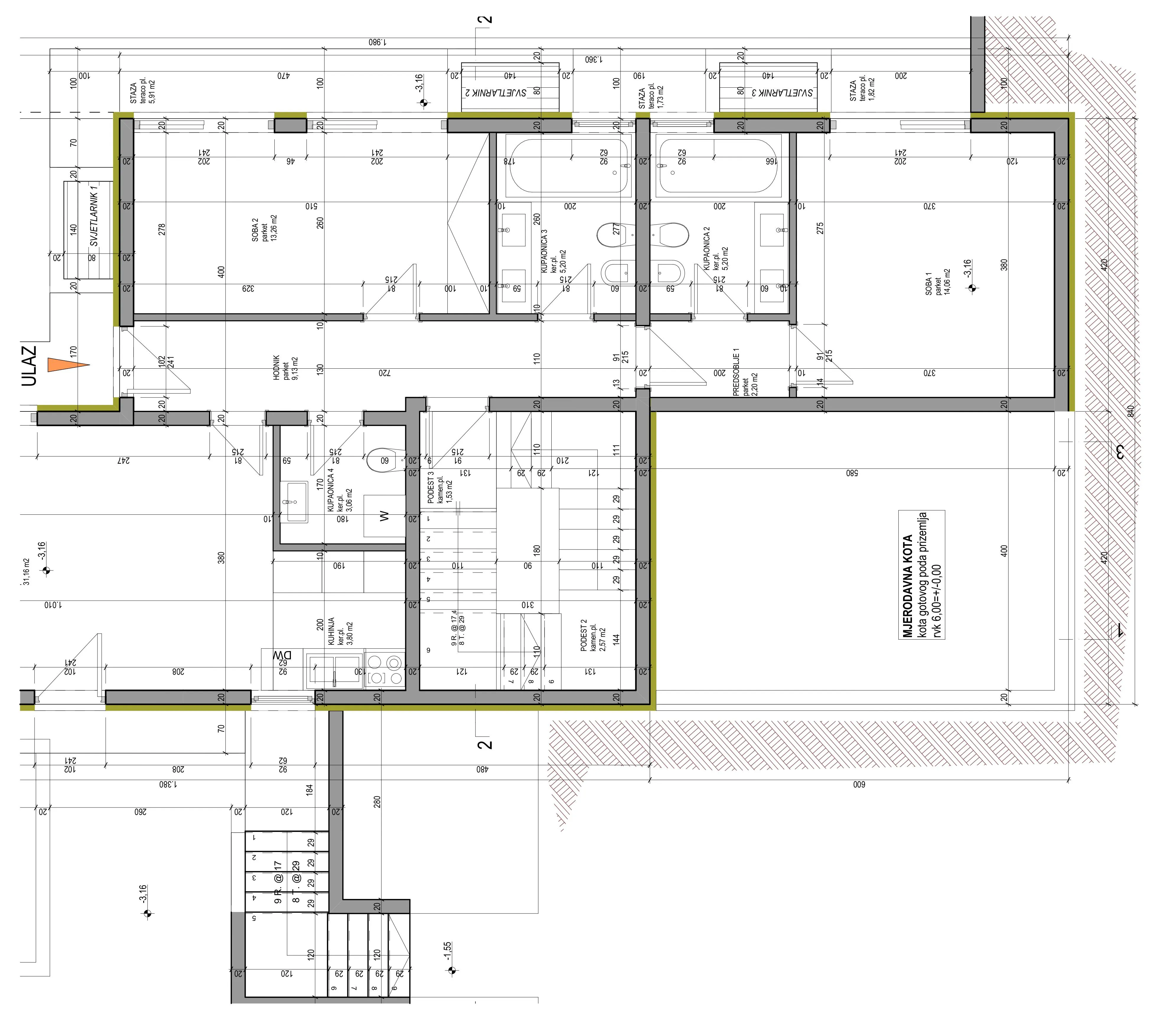 okrug gornji, super luksuzna i moderna vila drugi red do mora, 395 m2 - slika 33