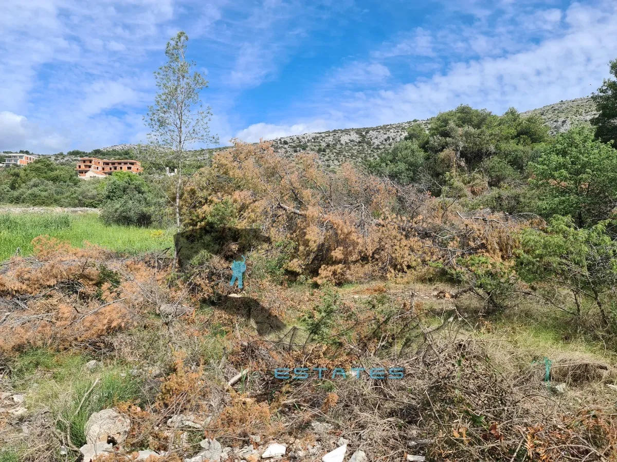 seget vranjica, veliko građevinsko zemljište s pogledom na more, 3.642 m2 - slika 3