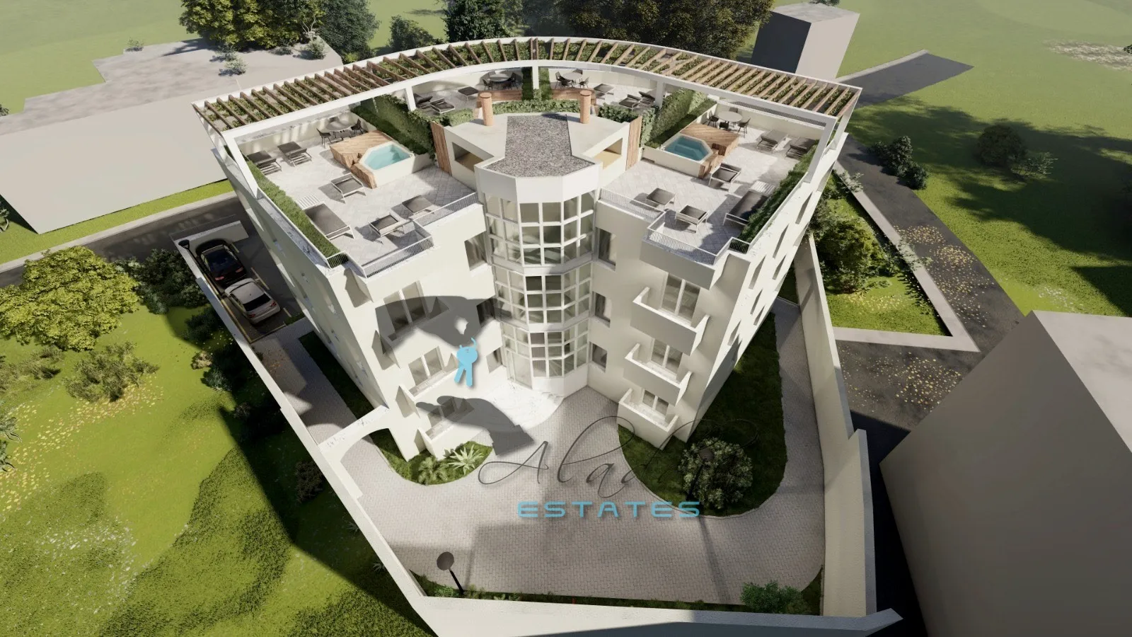 žaborić, moderni stanovi s krovnom terasom i pogledom na more, 65 m2 - slika 2
