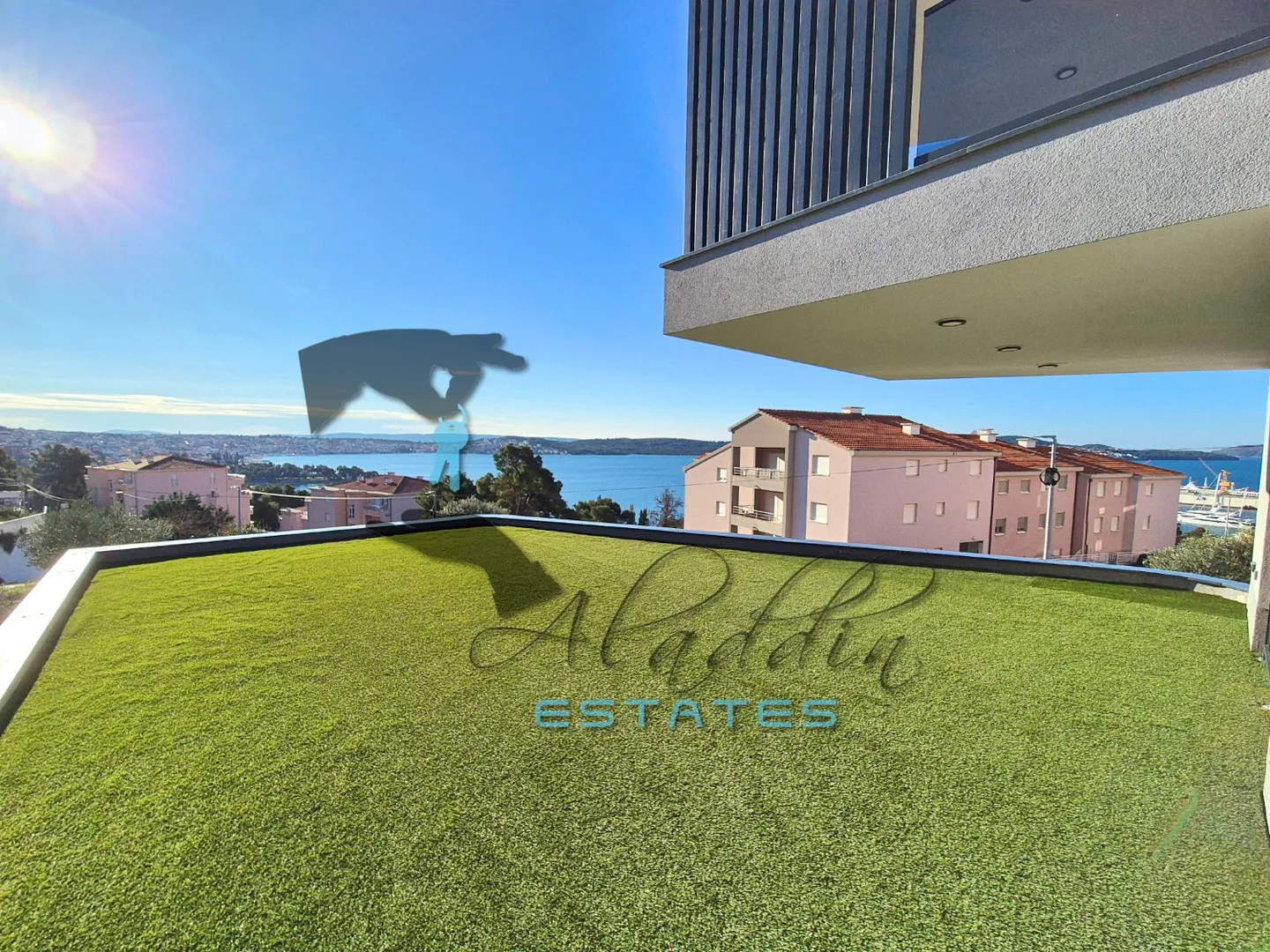 trogir na čiovu, vrhunski stan u novogradnji, pogled, prizemlje, 65 m2 - slika 5