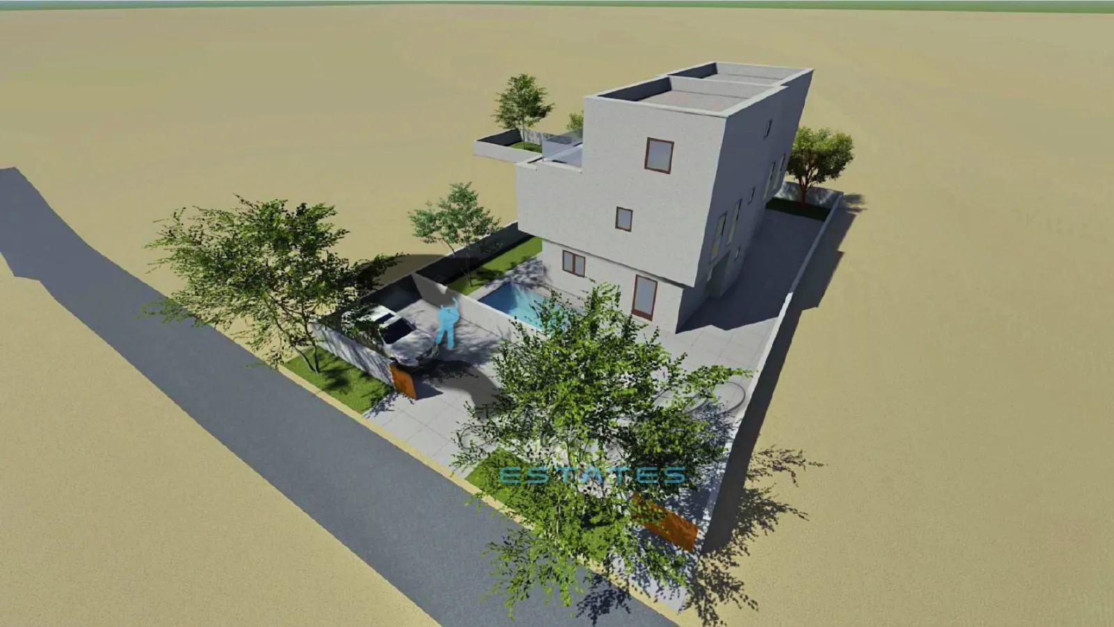 vodice, dvije luksuzne dvojne kuće za odmor u novogradnji, 319 m2 - slika 20