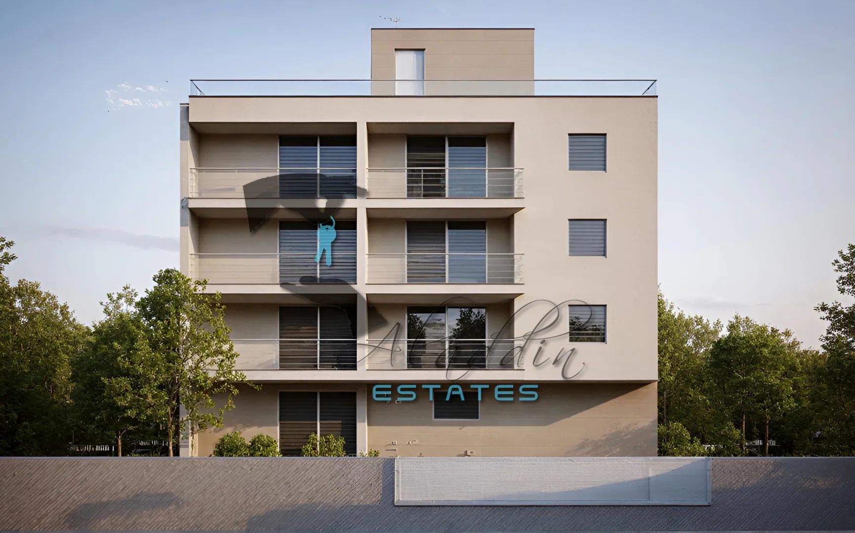 Okrug Gornji, impozantni trosobni stan u izgradnji s pogledom na more, prizemlje, 89 m2 - Okrug Gornji, Okrug