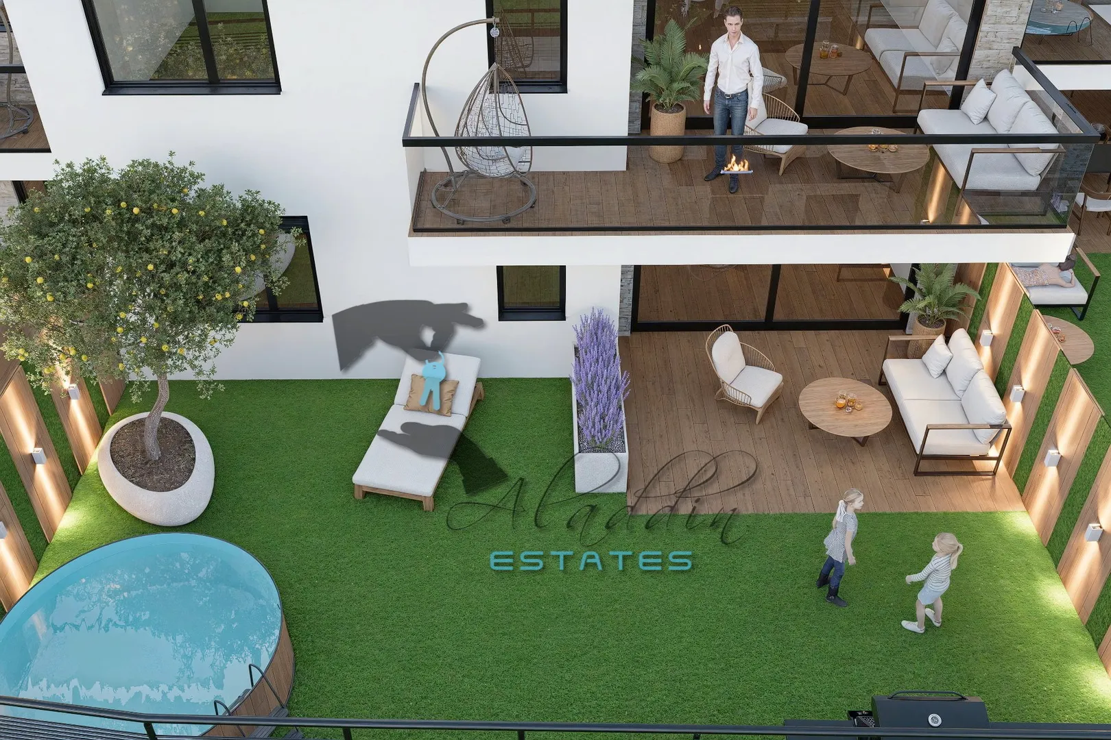 okrug gornji, raskošni stan u novogradnji s vrtom, suteren, 64 m2 - slika 19
