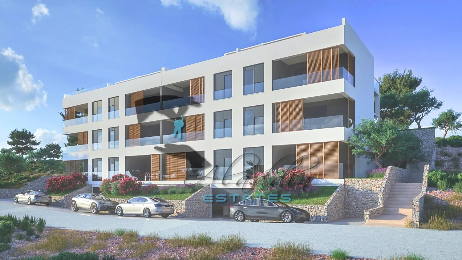 trogir, impresivni dvosobni stan s odličnim pogledom, garažom i vrtom, 74 m2 - slika 9