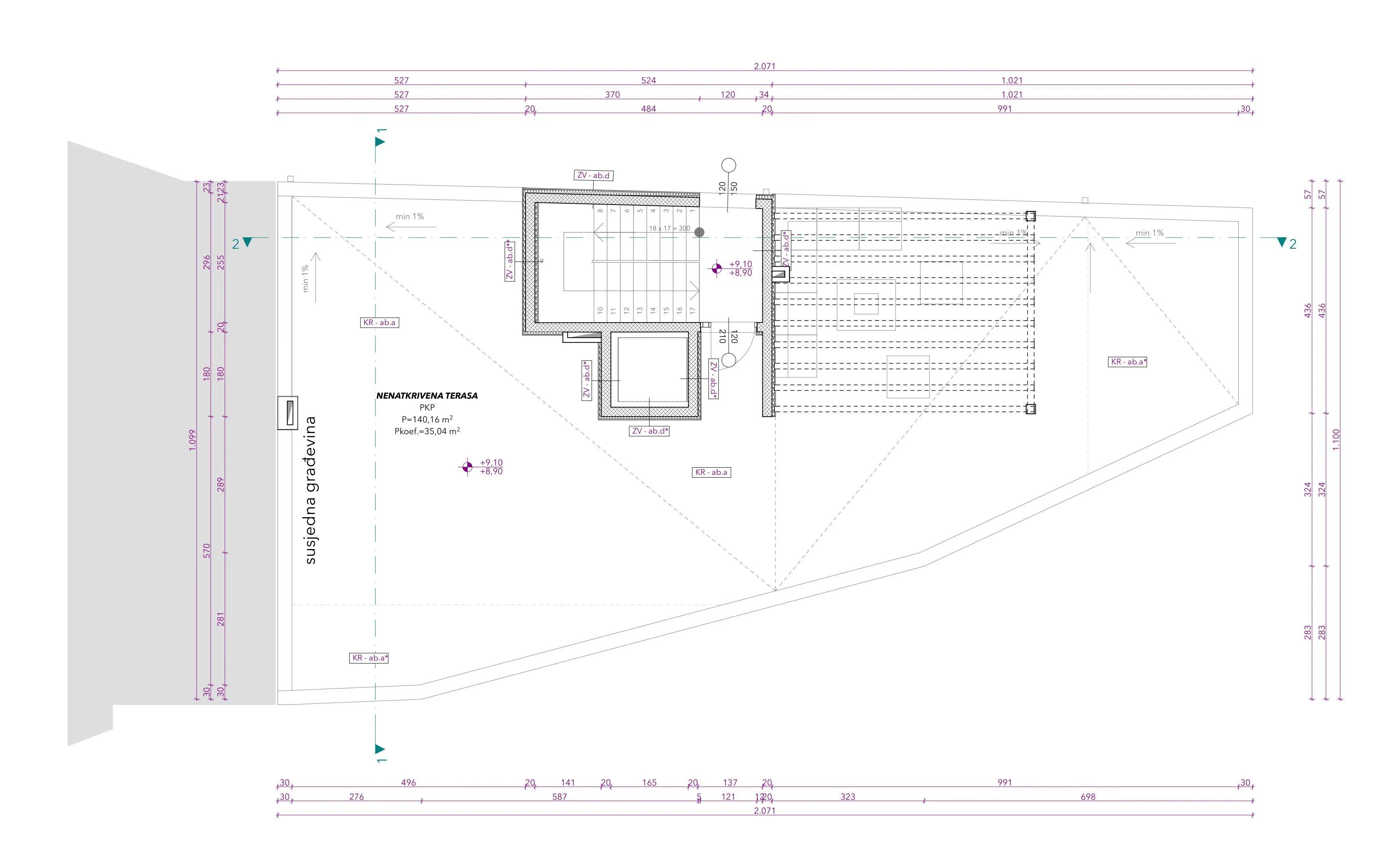 trogir, vrhunski penthouse stan sa spektakularnim pogledom, 171 m2 - slika 29
