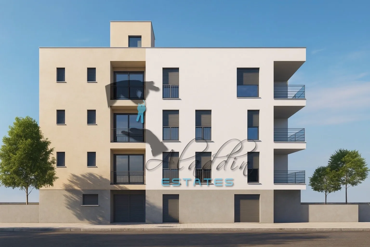 okrug gornji, impozantni trosobni stan u izgradnji s pogledom na more, prizemlje, 89 m2 - slika 6