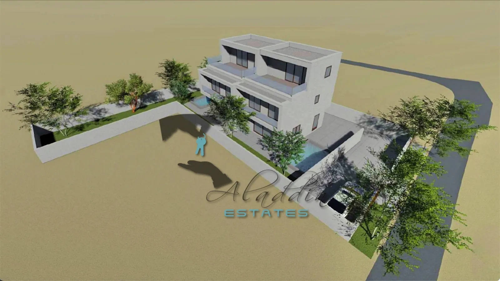 vodice, dvije luksuzne dvojne kuće za odmor u novogradnji, 319 m2 - slika 17