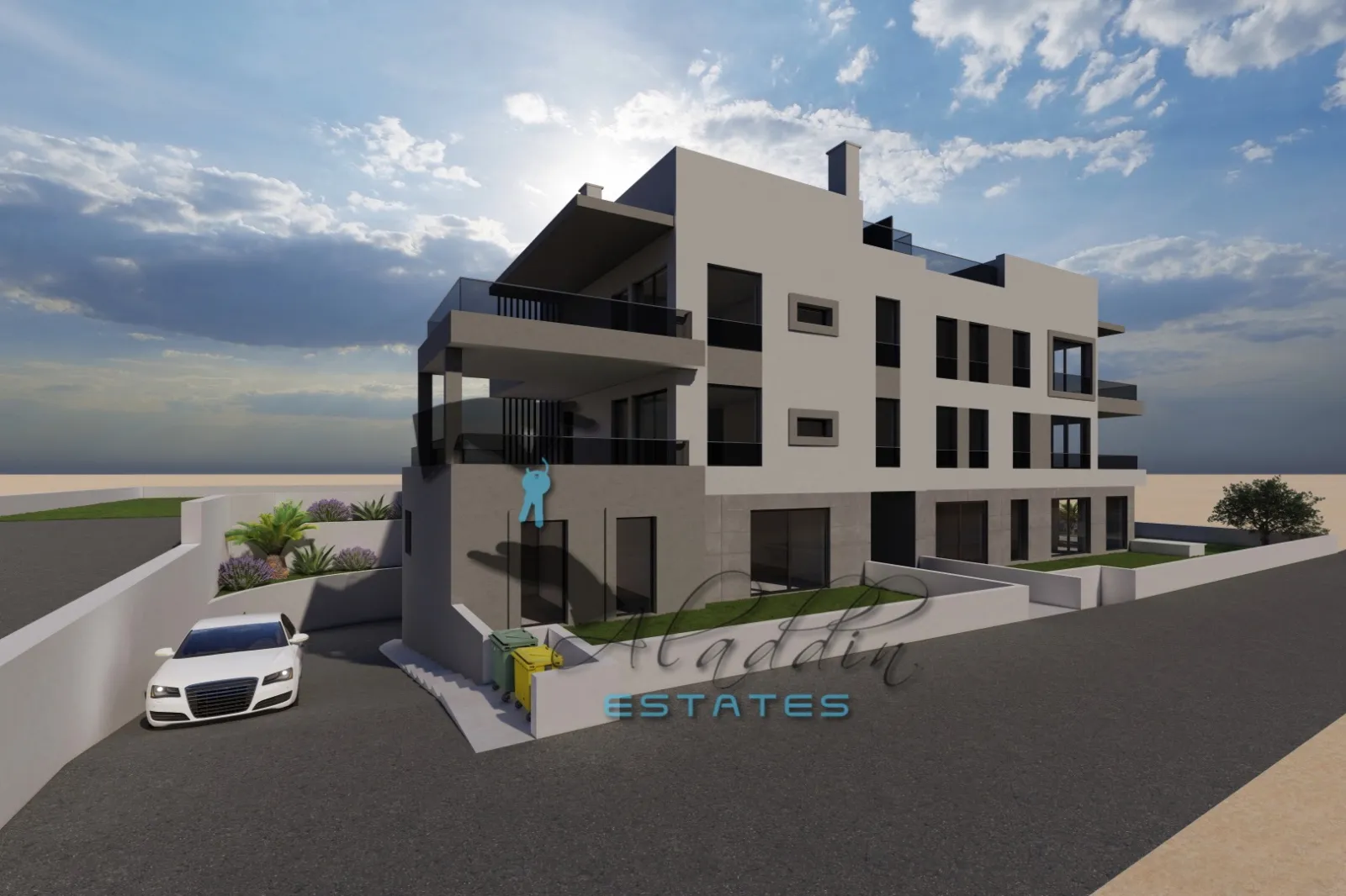 okrug gornji, vrhunski penthouse stan, krovna terasa s bazenom, 107 m2 - slika 6