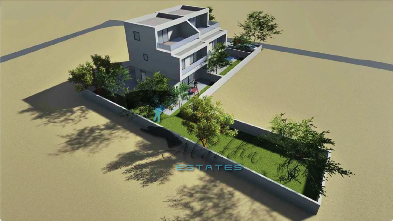 vodice, moderna dvojna kuća za odmor u novogradnji, 155 m2 - slika 16
