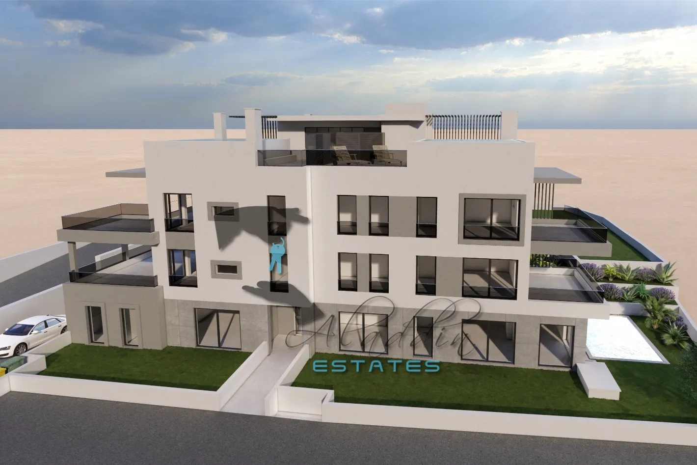 okrug gornji, vrhunski stan u novogradnji s bazenom, suteren, 111 m2 - slika 10