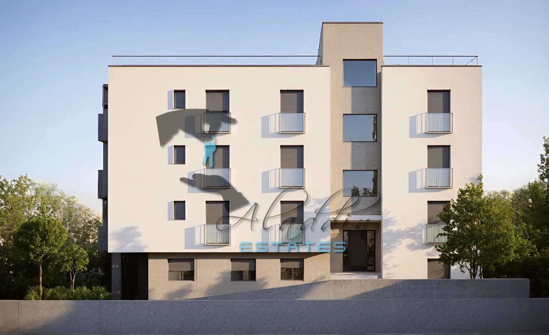 okrug gornji, impozantni trosobni stan u izgradnji s pogledom na more, prizemlje, 89 m2 - slika 3