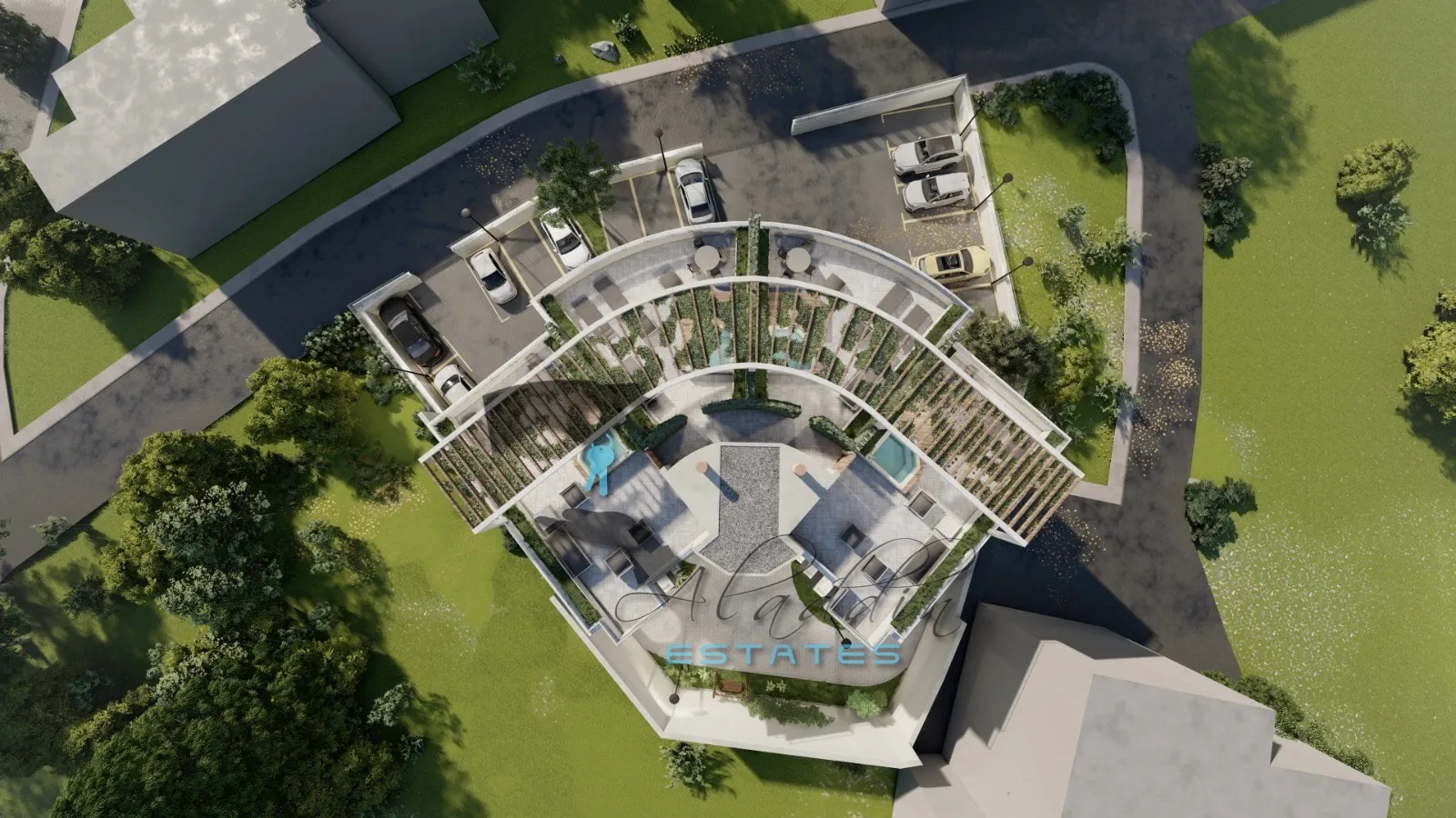 žaborić, moderni stanovi s krovnom terasom i pogledom na more, 65 m2 - slika 10