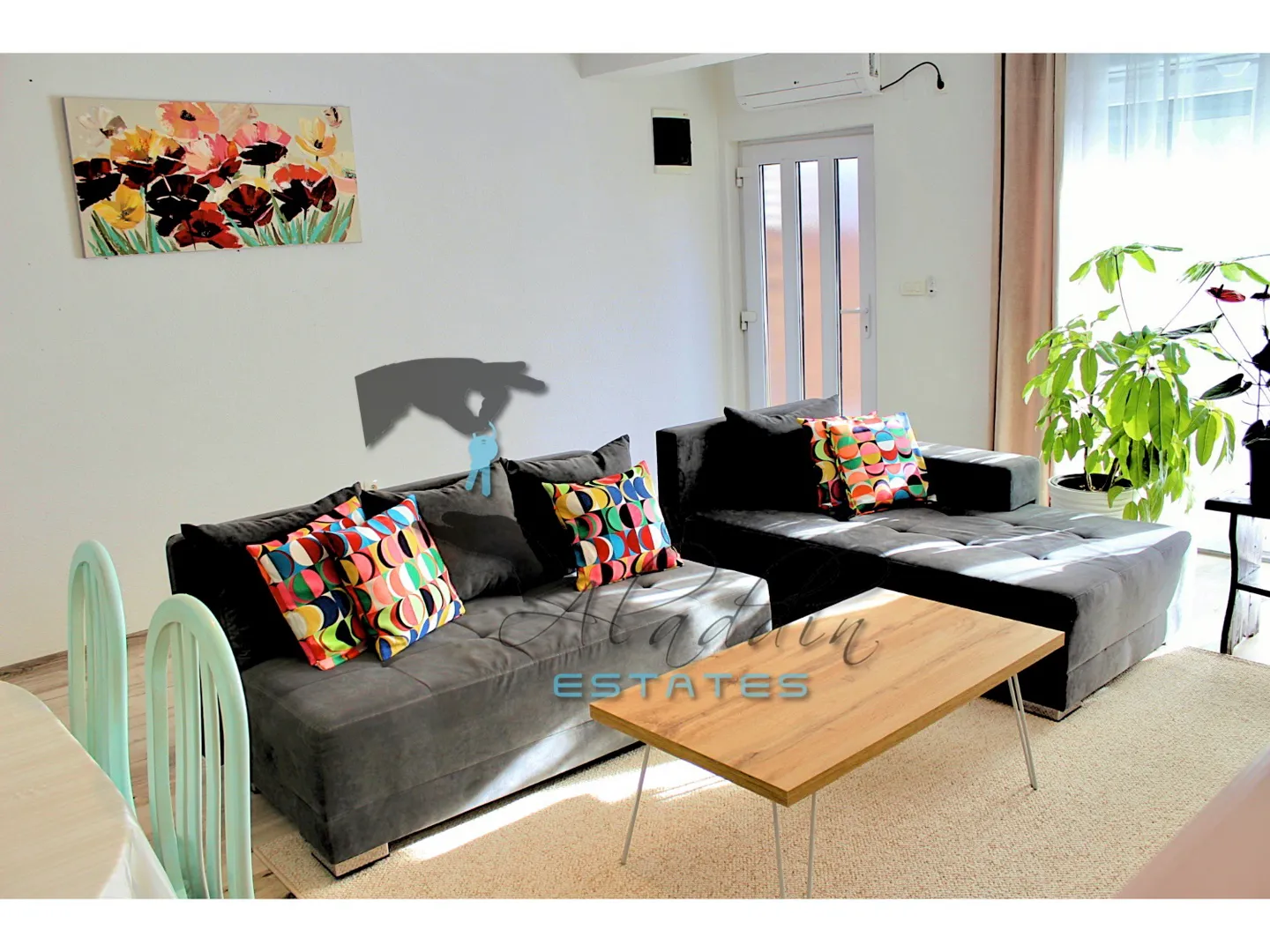 okrug gornji, odličan stan blizu mora s pogledom, prizemlje, 78 m2 - slika 14