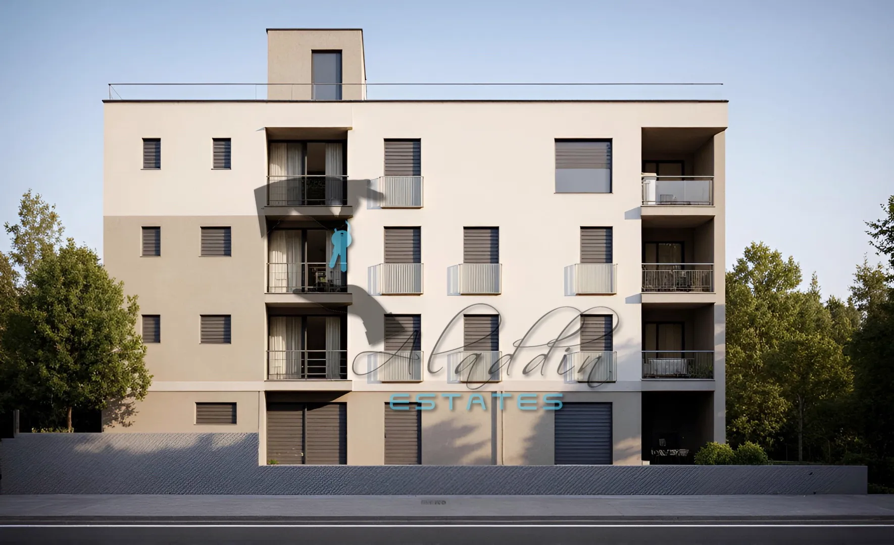 okrug gornji, impozantni trosobni stan u izgradnji s pogledom na more, prizemlje, 89 m2 - slika 2