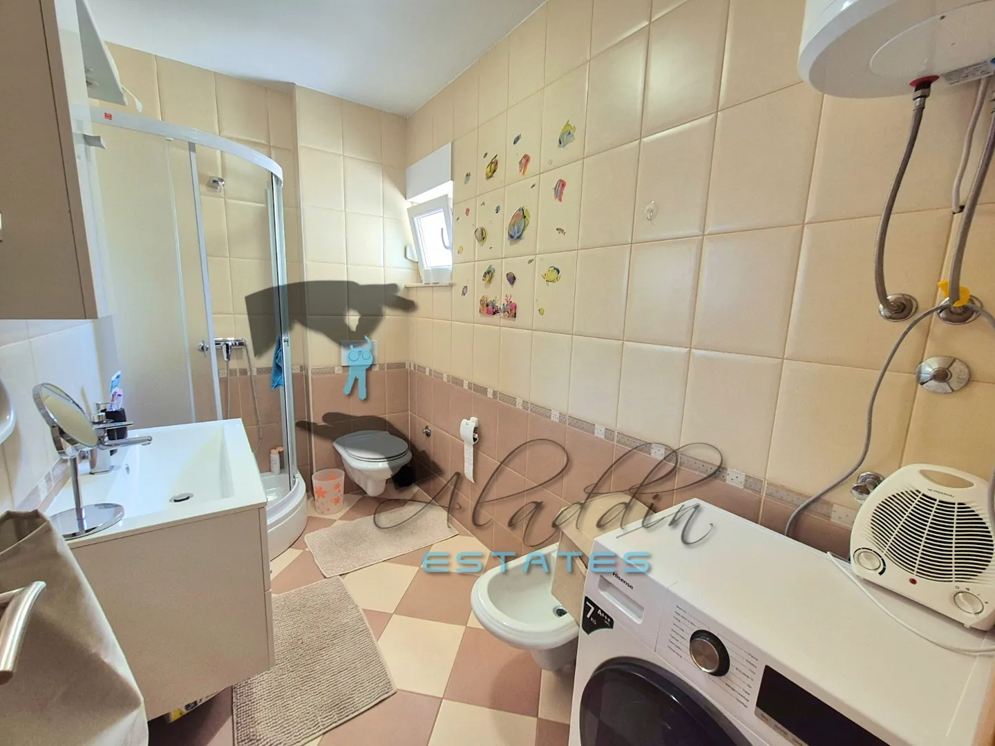 rogoznica, izvrstan dvosobni stan u visokom prizemlju, 60 m od mora, 63 m2 - slika 8